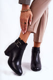 Eco-Friendly Women's Boots with Side Zipper and Comfort Heel