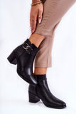 Eco-Friendly Women's Boots with Side Zipper and Comfort Heel
