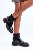 Eco-Friendly Women's Slip-On Boots with Flat Heel & Platform