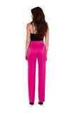 Elegant Satin Straight Leg Pants for Women