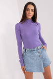 Soft Striped Turtleneck Long Sleeve Sweater for Everyday Wear