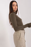 Soft Striped Turtleneck Long-Sleeve Sweater for Work