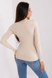 Elegant Ribbed Turtleneck Sweater for Everyday Comfort