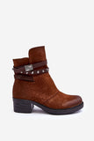 Elegant Matte Organic Leather Boots with Cozy Interior