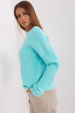 Cozy Variegated Women's Sweater for Everyday Wear