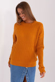 Versatile Women's Variegated Fabric Sweater