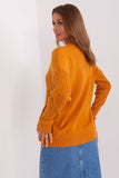 Versatile Women's Variegated Fabric Sweater