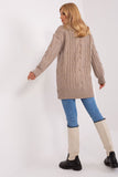 Oversized Turtleneck Sweater with Variegated Texture