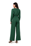 Versatile Knit Jumpsuit with Belt for Effortless Style