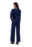 Chic Knit Jumpsuit with Belt for Effortless Style