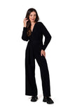Stylish Knit Jumpsuit with Belt for Effortless Elegance