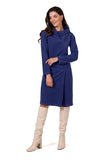 Elegant High Collar Midi Dress for Any Occasion