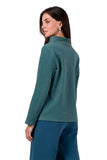 Chic Women's Turtleneck Sweatshirt for All-Season Style