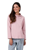 Chic Women's Turtleneck Sweatshirt for All-Day Comfort