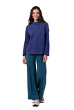 Chic Women's Turtleneck Sweatshirt for All-Day Comfort