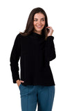 Cozy Women's Turtleneck Sweatshirt for All-Season Style