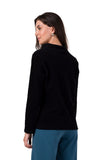 Cozy Women's Turtleneck Sweatshirt for All-Season Style