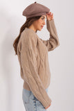 Classic Plain Beret with Elegant Antenna Detail