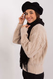 Classic Chic Beret with Elegant Antenna Detail