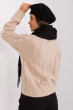 Classic Chic Beret with Elegant Antenna Detail
