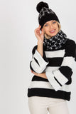Cozy Winter Pom-Pom Cap with Stylish Wide Welt Design