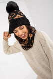 Cozy Winter Pom-Pom Cap with Stylish Wide Welt