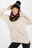 Cozy Winter Pom-Pom Cap with Stylish Wide Welt