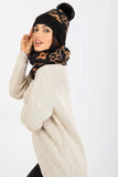 Cozy Winter Pom-Pom Cap with Stylish Wide Welt