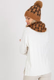 Cozy Patterned Acrylic Chimney Set with Matching Cap