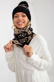 Stylish Warm Patterned Chimney Cap Set for Cozy Comfort