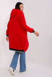 Cozy Extended Sweatshirt with Hood and Pockets