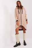 Cozy Extended Hooded Sweatshirt with Practical Pockets