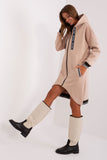 Cozy Extended Hooded Sweatshirt with Practical Pockets