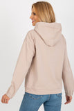 Cozy Hooded Sweatshirt with Kangaroo Pocket and Patch Detail