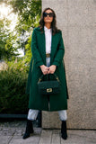 Warm Tied Waist Coat with Pockets and Back Slit