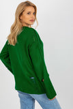 Elegant Boat Neck Casual Sweater with Unique Design