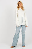 Elegant Boat Neck Casual Sweater with Unique Holes Design