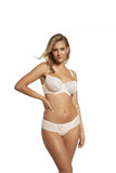 Ecru Checkered Knit Classic Panties