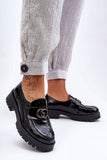 Elegant Slip-On Women's Half Shoes in Natural Leather