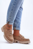 Elegant Natural Leather Women's Slip-On Half Shoes