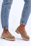 Elegant Natural Leather Women's Slip-On Half Shoes