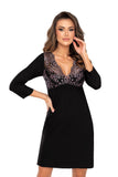 Elegant Lace-Trimmed T-Shirt with Floral Embroidery