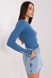 Charming Ribbed Sweater with Button Detail for Fall/Winter