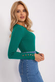 Charming Ribbed Sweater with Button Detail for Every Occasion