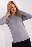 Versatile Women's Long Sleeve Cotton Blend Sweater