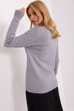 Versatile Women's Long Sleeve Cotton Blend Sweater