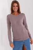 Versatile Women's Textured Long Sleeve Sweater