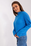 Cozy Variegated Long Sleeve Turtleneck Sweater for Women