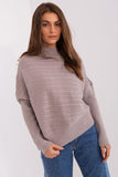 Cozy Variegated Turtleneck Women's Sweater