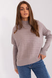 Cozy Variegated Turtleneck Women's Sweater